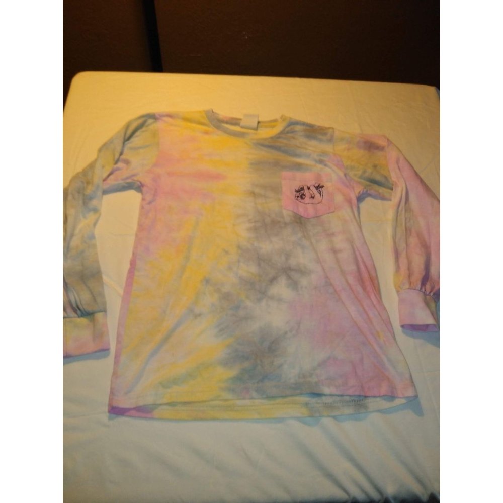Long Sleeve Tie-Die Sloth T-shirt